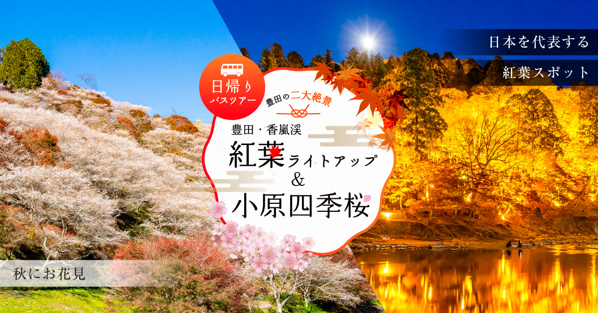香嵐渓・小原バスツアー詳細はこちら