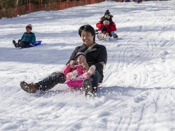 旭高原元気村　雪そりゲレンデ