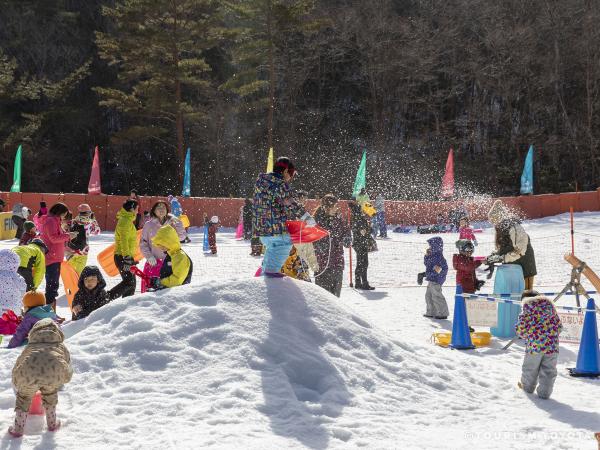 旭高原元気村　雪そりゲレンデ
