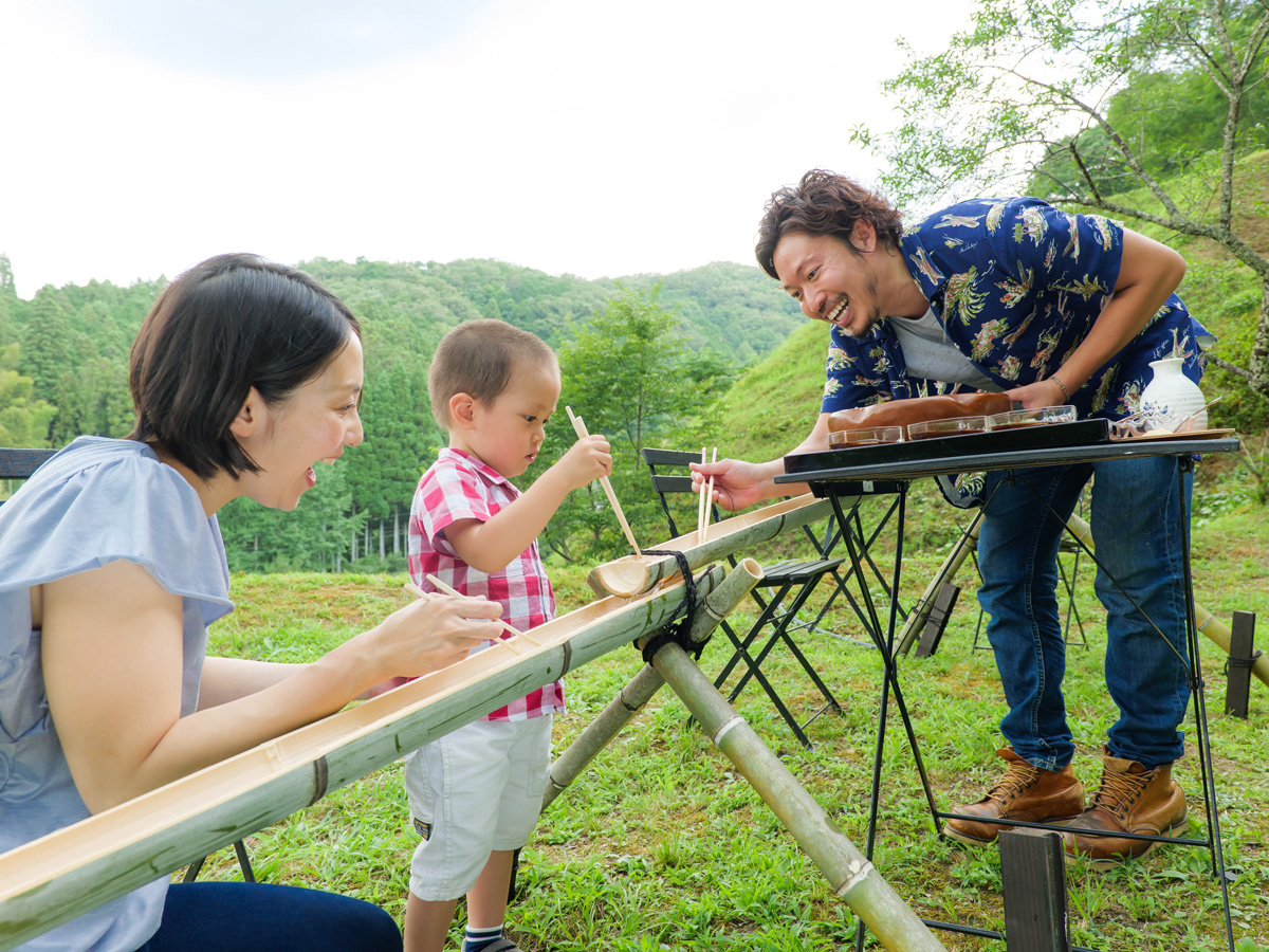 流しそうめん体験（夏季限定）