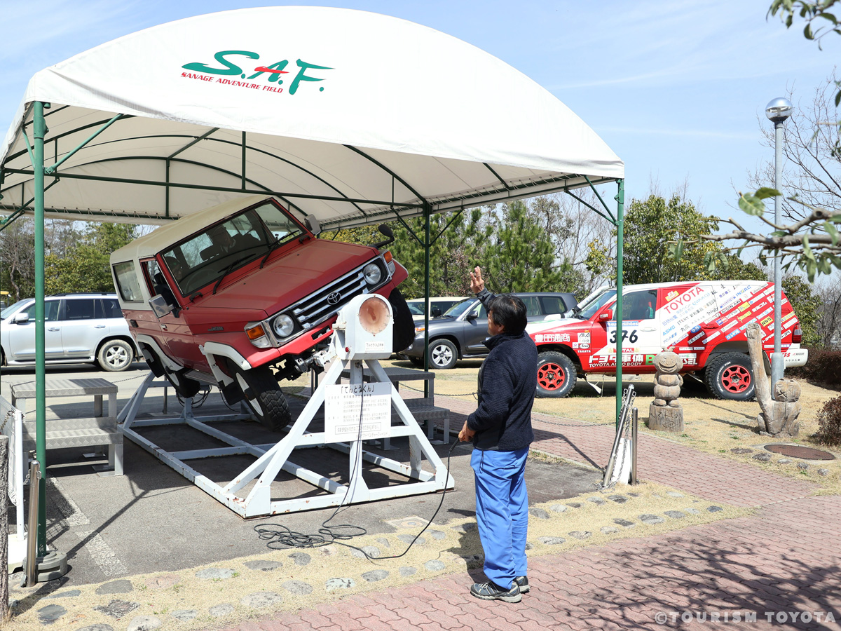 車両転倒脱出＆訓練（てんとうくん体験）