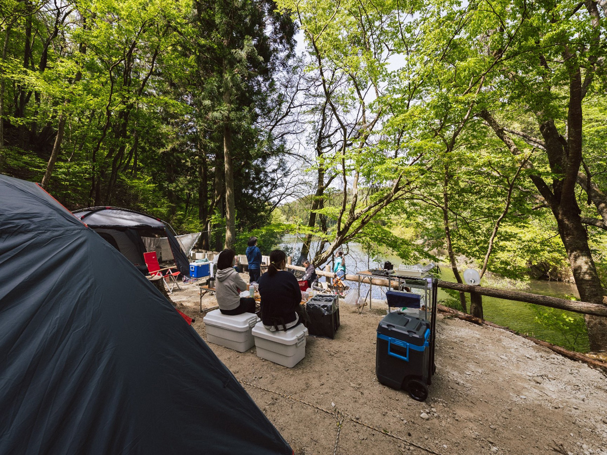 リバーサイドキャンプ腰掛