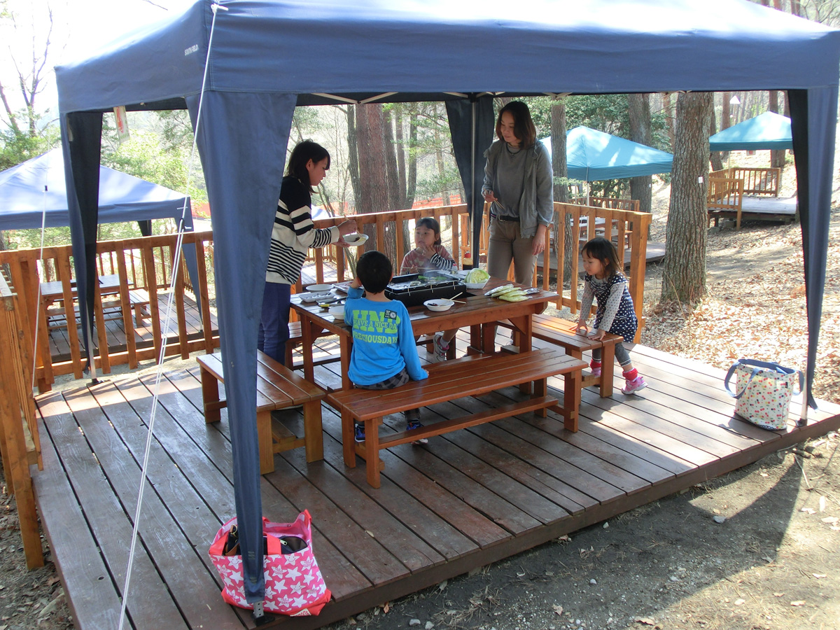 旭高原元気村 BBQ場