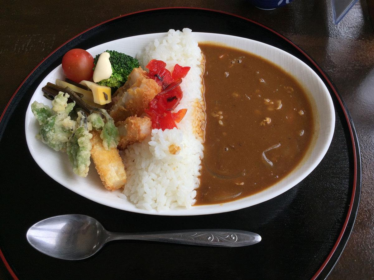 羽布ダムカレー