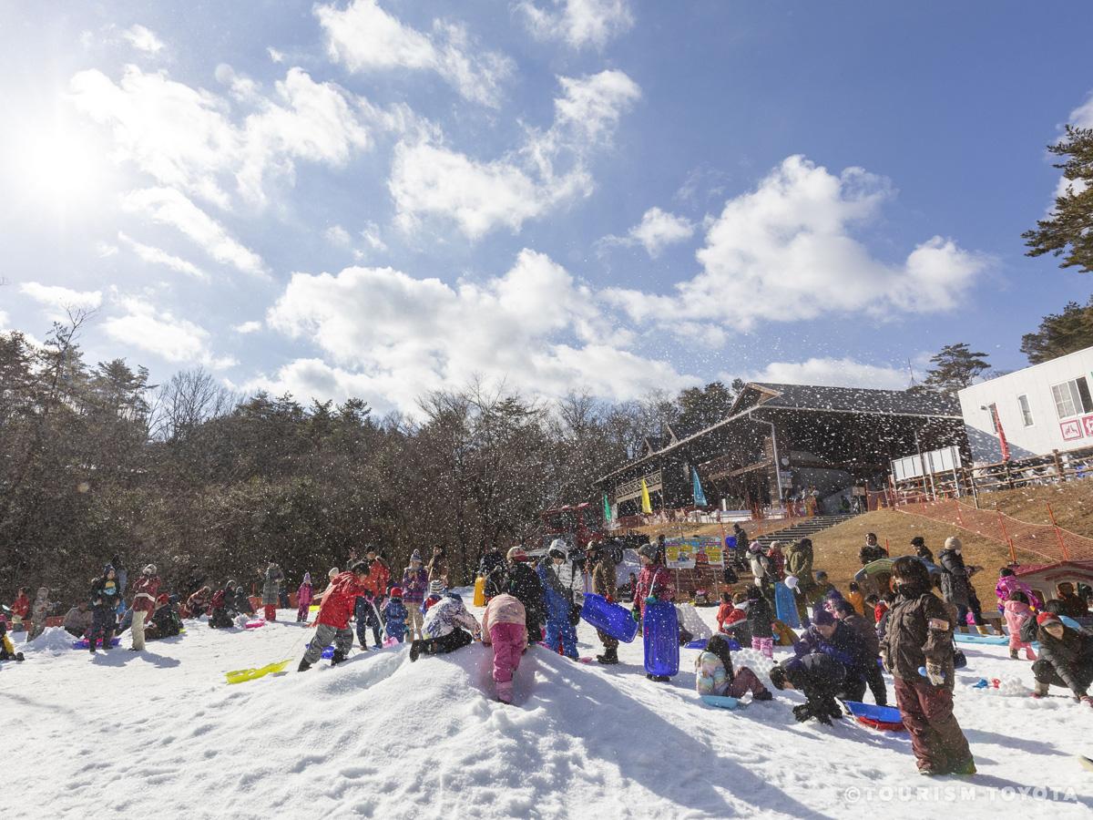 旭高原元気村 雪そりゲレンデ