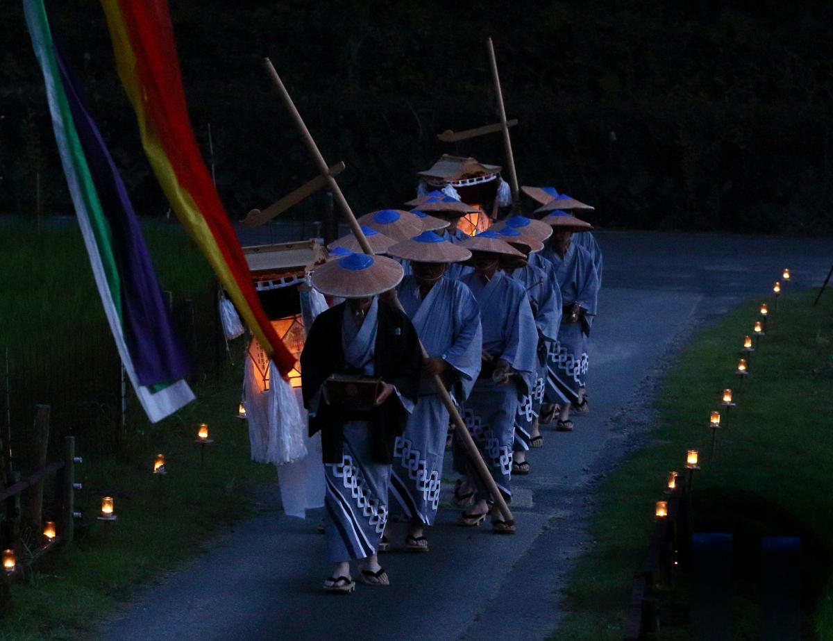 「綾渡の夜念仏と盆踊」講習会