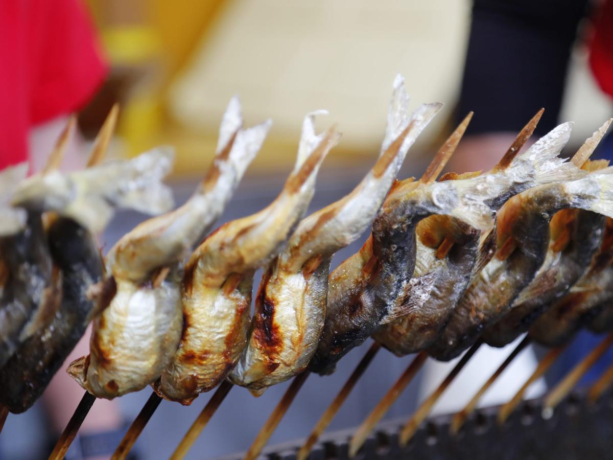 足助屋敷 鮎の塩焼き