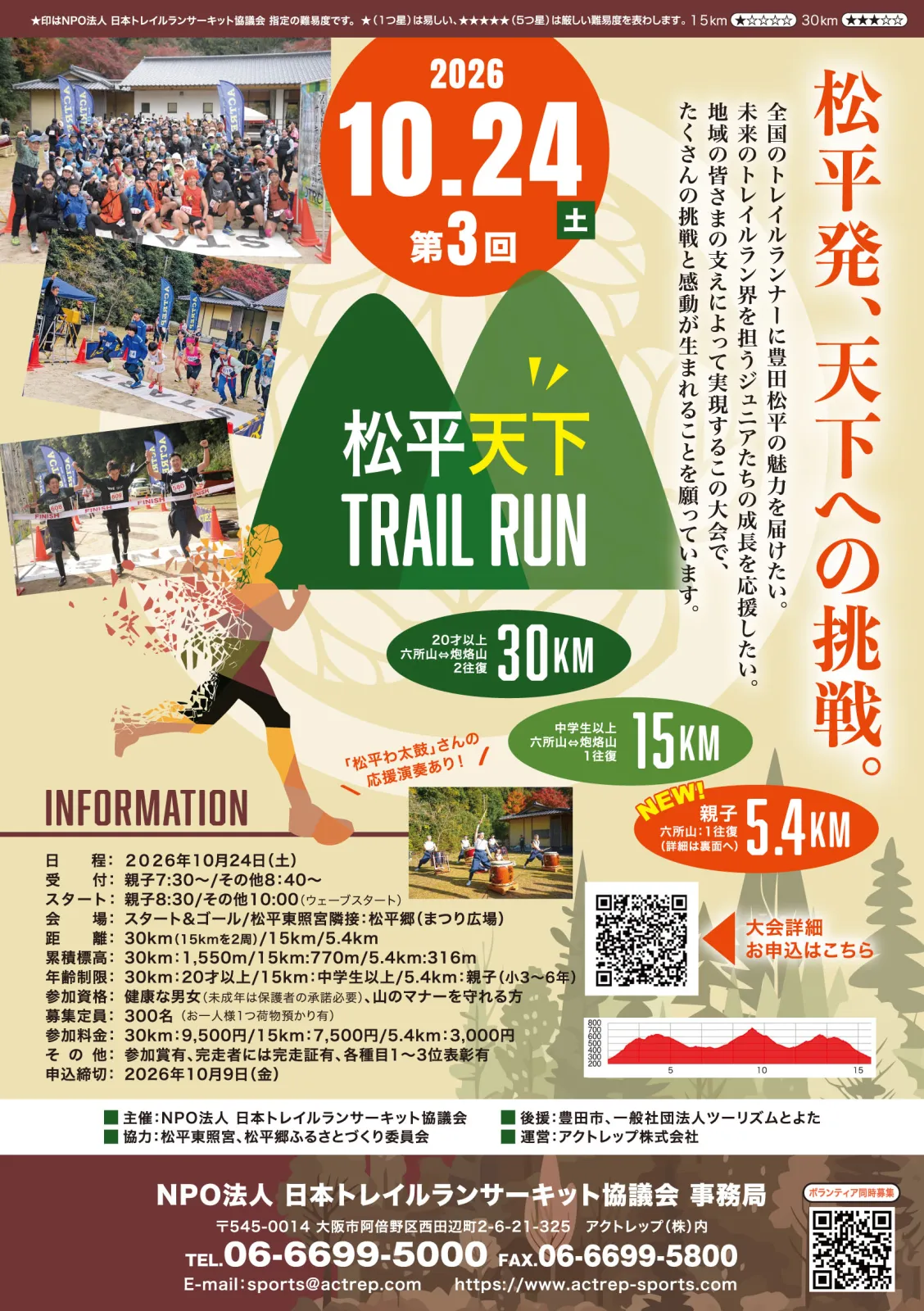 松平天下トレイルラン
