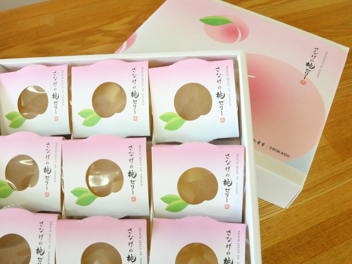 さなげの桃ゼリー