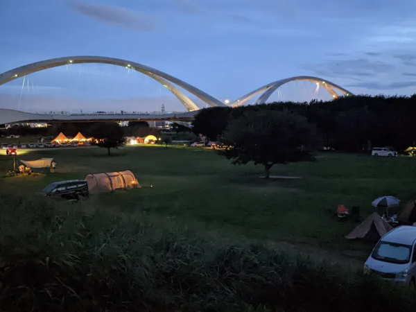 キャンプ会場