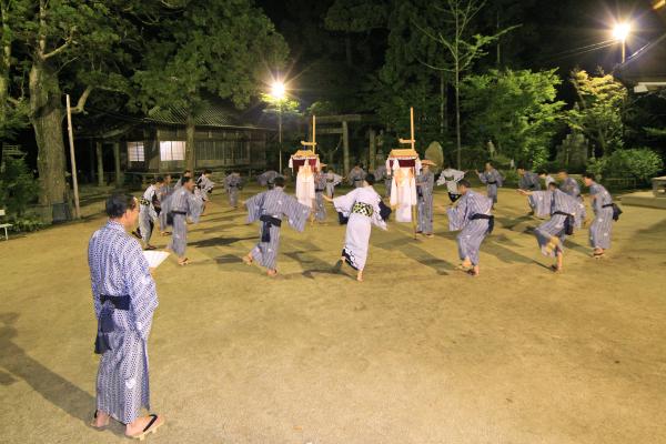 「綾渡の夜念仏と盆踊」講習会