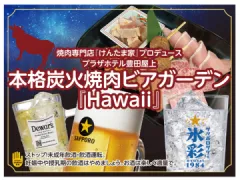プラザホテル豊田 本格炭火焼肉ビアガーデン『Hawaii』