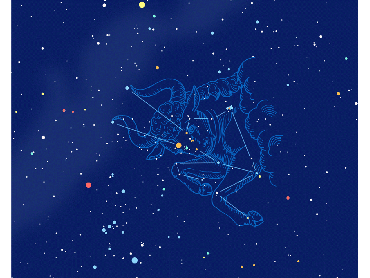 小さなＶサインが目印のおうし座