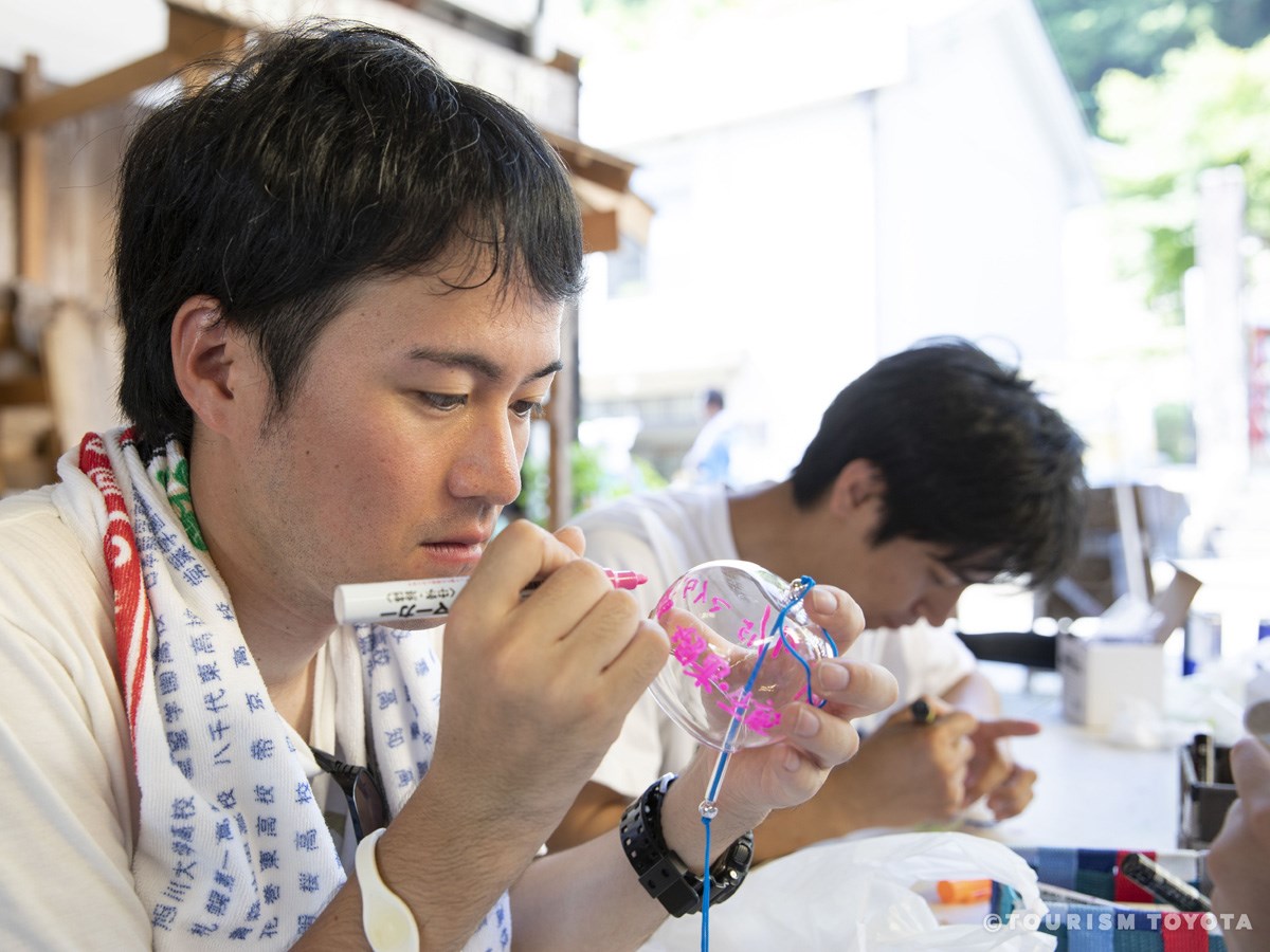 風鈴絵付け体験