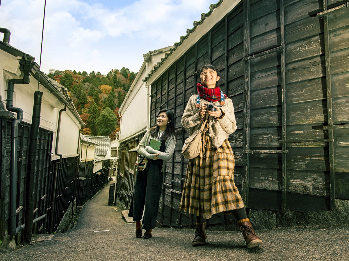 足助の古い町並み